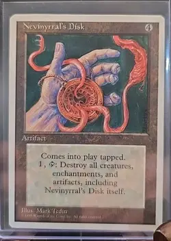 Nevinyrral's Disk MTG Core Set 4th Edition Regular Moderately Played - Image 3