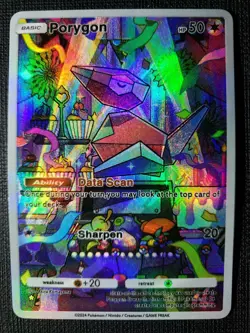 Porygon Pokemon TCG Pocket Custom Textured DIY Holo Foil Card - Image 2