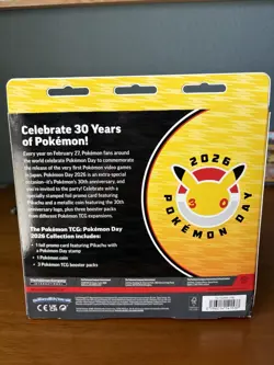 Pokemon TCG: Pokemon Day 2026 Collection Box - 30th Anniversary - IN HAND 🔥 - Image 2