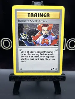 Rocket's Sneak Attack 72/82 Team Rocket Rare Regular 1999 WOTC Pokemon TCG NM - Image 2