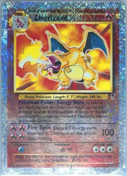 2002 Charizard - (Legendary) 3/110 Reverse Holo Rare Pokemon Card - Image 1