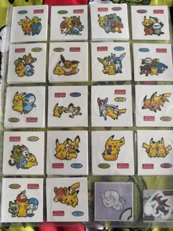 Pokemon card / Sticker Collection Charizard Blastoise Venusaur Shiny - Image 1