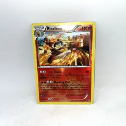 Pokemon TCG Blaziken 14/111 XY Furious Fists Reverse Holo Rare - Image 1