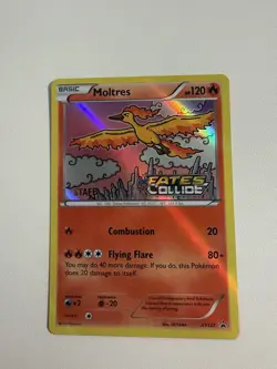 Pokemon Moltres XY Fates Collide Stamped Promo XY127 STAFF!!!!! Rare!!! - Image 1