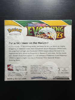 Pokemon Evolving Skies Booster Box Original Pressing 2021 With Plastic Case - Image 5