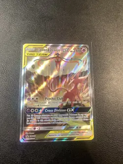 Pokemon TCG Espeon & Deoxys GX SM240 Black Star Promo Near Mint - Image 1
