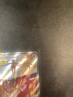 Pokemon TCG Espeon & Deoxys GX SM240 Black Star Promo Near Mint - Image 3