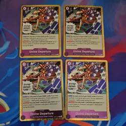 Divine Departure OP13-076 ONE PIECE TCG Card Game CCG Eng X4 Playset - Image 1