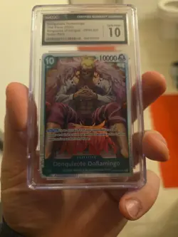 2023 ONE PIECE OP04-KINGDOMS OF INTRIGUE #031DONQUIXOTE DOFLAMINGO CGC 10 - Image 3