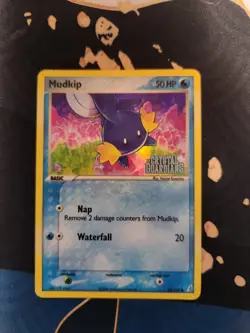 Mudkip 058/100 Crystal Guardians STAMPED HOLO Pokemon Trading Card Game - Image 1