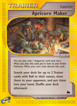 Apricorn Maker 121/144 Uncommon | Skyridge | Pokemon Card - Image 1