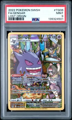 PSA 9 Gengar #TG06 - Lost Origin Trainer Gallery Pokemon Card - Pokemon TCG - Image 1