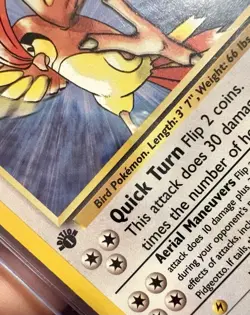 2000 Pokemon Gym Challenge - 1st Edition - Koga’s Pidgeotto 27/132 - Ungraded - Image 3