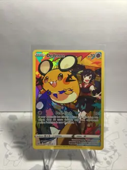 Dedenne TG07/TG30 Brilliant Stars Trainer Gallery Ultra Rare Full Art Pokemon - Image 1