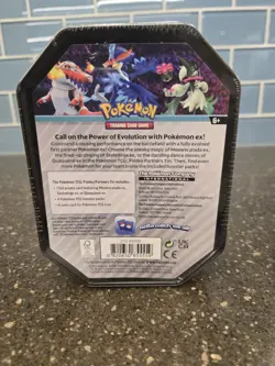 Pokemon TCG Paldea Partners Tin featuring Skeledirge ex New/Sealed - Image 2