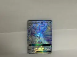 Pokemon Alolan Ninetales GX TCG Full Art SV53/SV94 Hidden Fates Shiny Vault - Image 1
