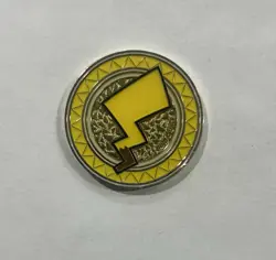 Pikachu Metal Coin Pokemon TCG XY Premium Trainer's Collection Box 2017 - Image 2