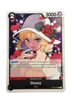 New: One Piece CCG Stussy OP04-084 Kingdoms of Intrigue Regular Common - Image 1