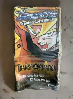 DRAGON BALL Z TRANSFORMATION BOOSTER BOX CARDS TCG 2006 12 PACKS VERY RARE - Image 1