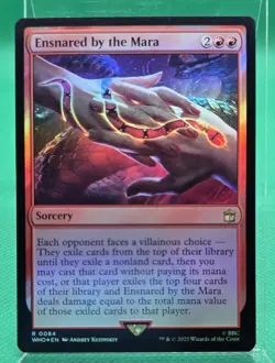 MTG Ensnared by the Mara FOIL Universes Beyond: Doctor Who Rare 0084 WHO NM/M - Image 1