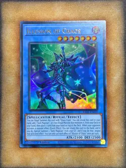 Yugioh Illusion of Chaos RA02-EN020 Ultra Rare 1st Ed NM - Image 1
