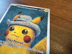 2023 Pikachu With Grey Felt Hat 085 Promo Card Pokemon X Van Gogh 100% Authentic - Image 2