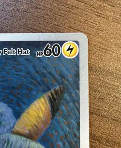 2023 Pikachu With Grey Felt Hat 085 Promo Card Pokemon X Van Gogh 100% Authentic - Image 5