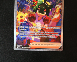 Pokemon Card TCG - Kieran 218/167 - Twilight Masquerade - SIR - NM ⭐ - Image 3