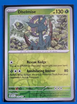 010/191 Dhelmise - Reverse Holo - Surging Sparks - Commonn - New - Pokemon Card - Image 1