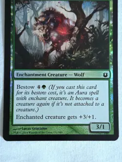 Nyxborn Wolf 131/165 Born of the Gods Foil Magic The Gathering TCG - Image 2