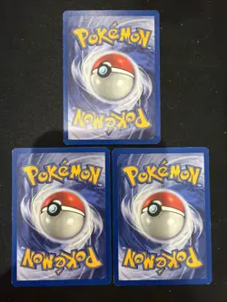 Pokemon TCG Pikachu (x3) 60/64 Jungle 1st Edition LP/MP (ALL THREE) - Image 2