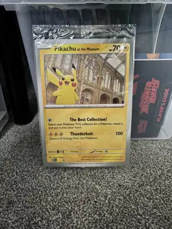 Pikachu At The Museum x Natural History London Jumbo Pokemon Card Mint sealed - Image 1