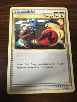 Energy Switch 91/123 Heartgold Soulsilver Pokemon TCG LP - Image 1