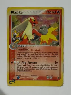 Pokemon TCG Blaziken 3/109 Holo Rare Ruby and Sapphire DMG - Image 1
