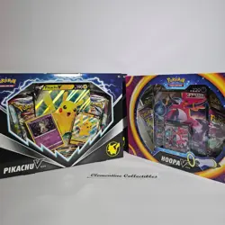 2x Hoopa V & 2x Pikachu V box Sealed New - Pokemon TCG - Evolving Skies/Fusion - Image 1
