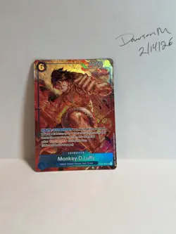 Monkey.D.Luffy (062) (Alternate Art) OP02-062 Paramount War Foil - Image 1