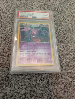 Pokemon TCG Gengar Breakthrough 60/162 Reverse Holo Rare Card PSA 8 - Image 3