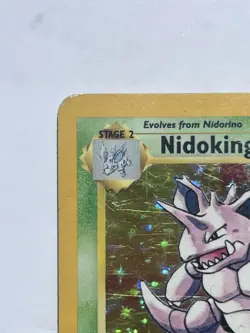 Pokemon TCG Nidoking Base Set 11/102 Holo Unlimited Rare Card - Image 2