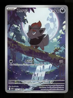 Carte Pokemon Zorua 142/086 Flamme Blanche Francais - Image 1