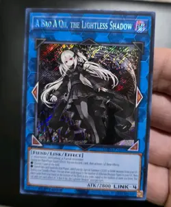 YUGIOH! A Bao A Qu, the Lightless Shadow SUDA-EN049 Secret Rare 1st Edition NM - Image 1