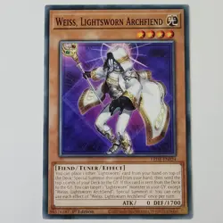 Weiss, Lightsworn Archfiend - LEDE-EN024 - NM/VLP - Common - 1st ed - Yugioh - Image 1