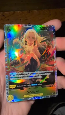 OP08-112 S-Snake SR One Piece TCG English Card - Image 1