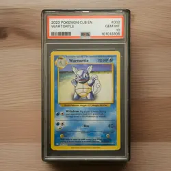 Pokemon Card PSA 10 Wartortle 002/034 CLB EN Classic Collection 2023 GEM MINT - Image 1
