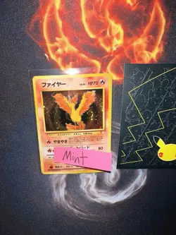 Moltres No 146 Fossil Holo Pokemon Japanese Card🔥Pack Fresh🧼PSA🔥234💎Mint NM+ - Image 1