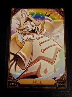 Hazbin Hotel Season 2 1st Edition Card - Abel 02/60 - Non-Foil - Image 1