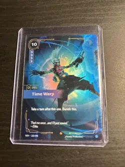 FOIL Riftbound Time Wrap 122/298 Ekko Card English Ver League of legends - Image 1