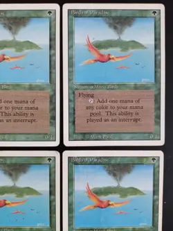 4x Birds Of Paradise | Revised Edition | MTG | Magic The Gathering - Image 3