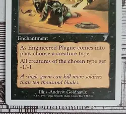 MTG Engineered Plague x1 NM ~7th Ed (Magic the Gathering)*Free Shipping* - Image 4