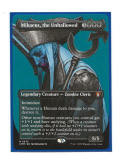 MIKAEUS, THE UNHALLOWED SHOWCASE Commander Masters English MTG NM Magic CMM 0675 - Image 1