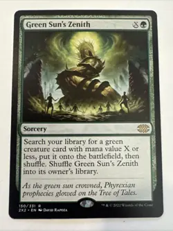 Green Sun's Zenith Double Masters 2022 Regular - Image 1